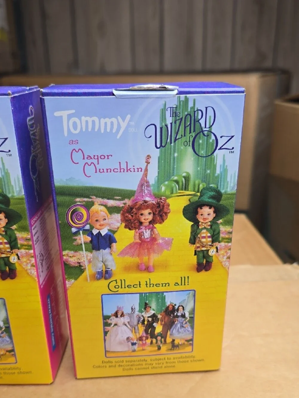 The Wizard of Oz Mini Doll Set - Kelly, Tommy & Mayor Dolls 1999 Barbie